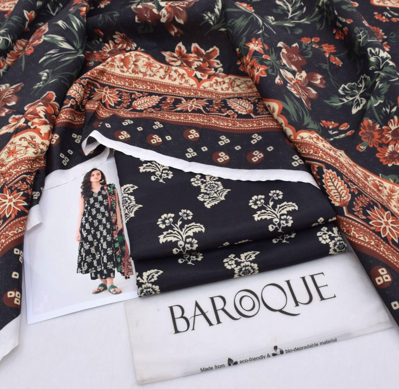 Premium Karandi 3-Piece Suit – Winter Collection