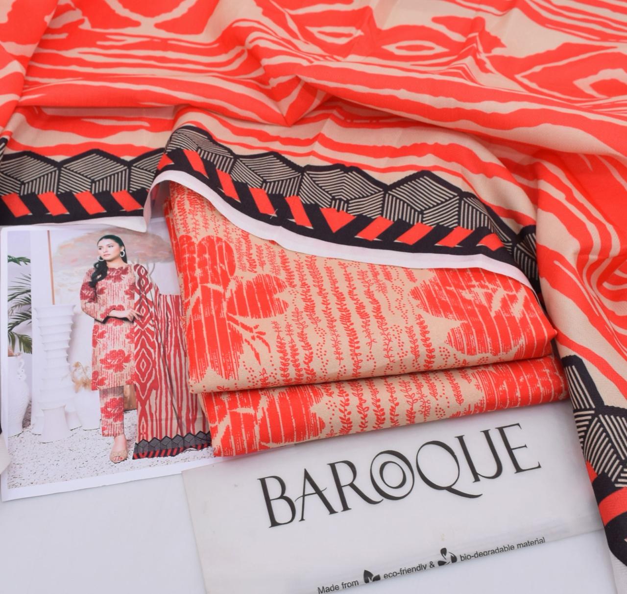 Premium Karandi 3-Piece Suit – Winter Collection