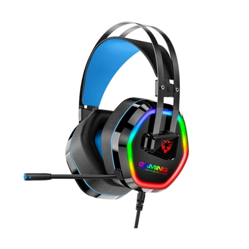 Hunter Spider V1 RGB Gaming Headset – 7.1 Surround Sound, Noise-Cancelling Mic, Deep Bass & RGB Lights