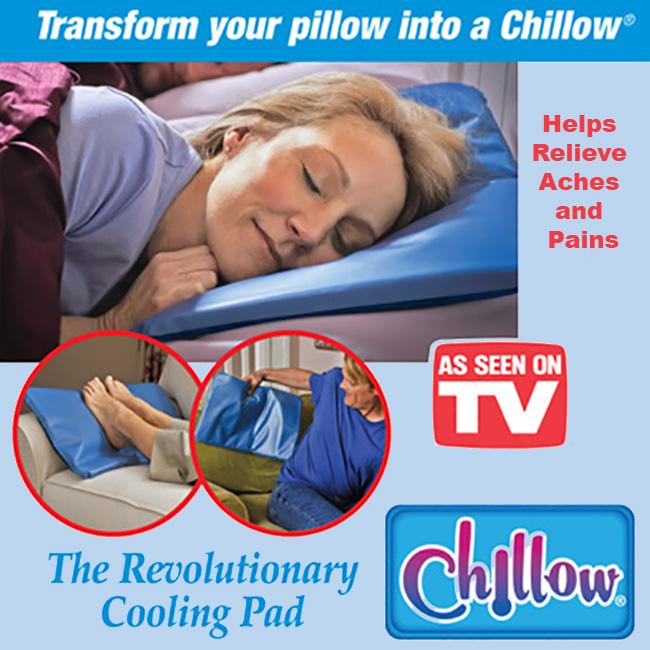 Summer Cool Travel Neck Rest Chillow Sleeping Water Cooling Pad Cushion